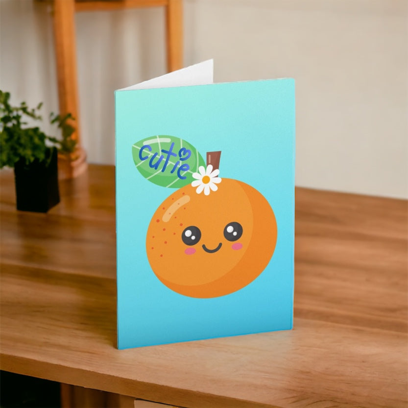 Orange Cutie Greeting Card | Fruit Card | Card For All Occassions