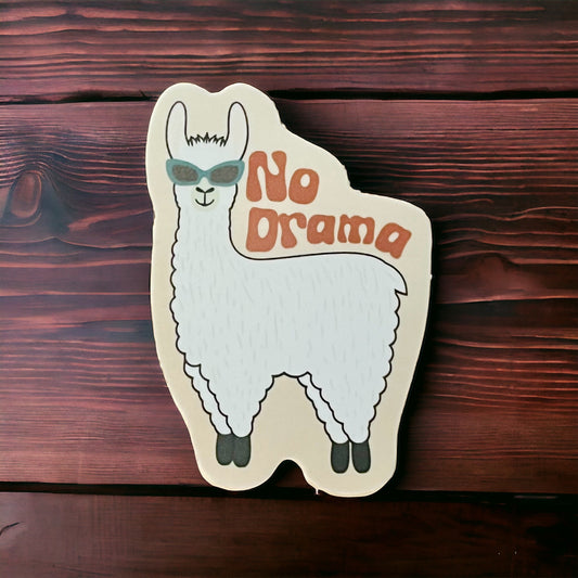 No Drama Llama Sticker