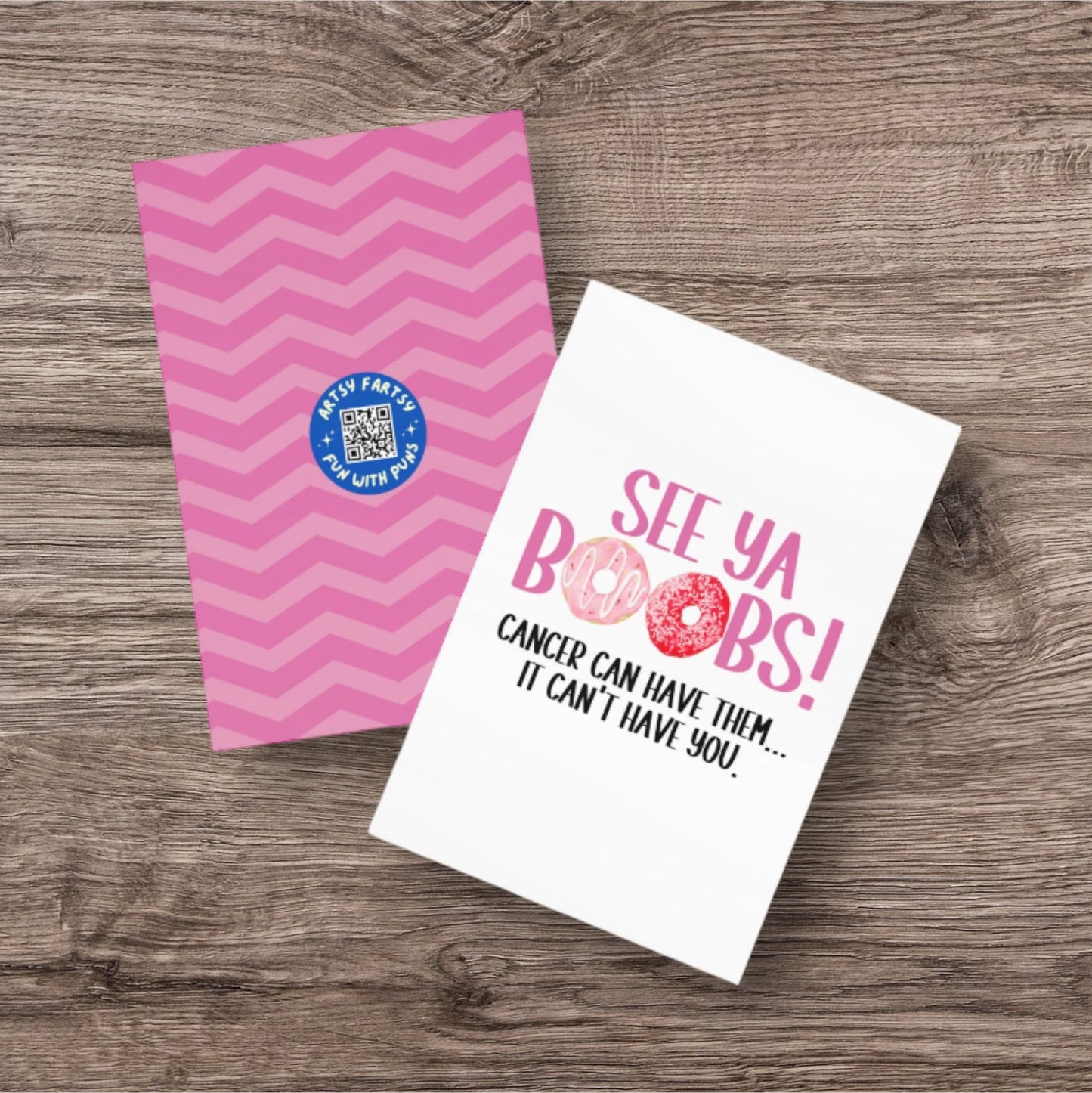 See Ya Boobs Breast Cancer Card | Breast Cancer Survivor Card