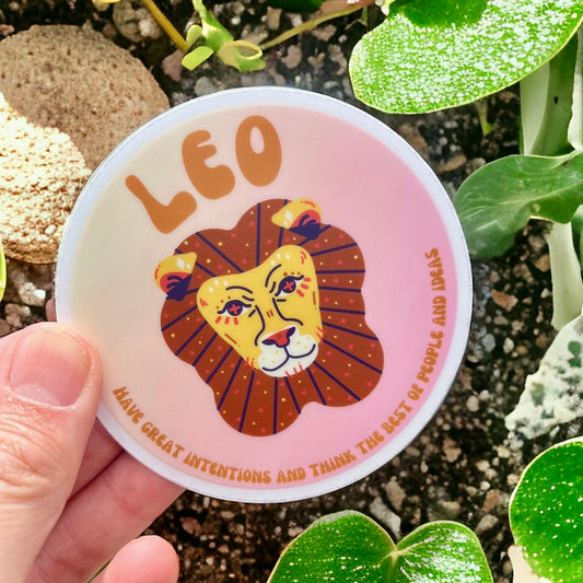 Zodiac Sign Sticker - Leo