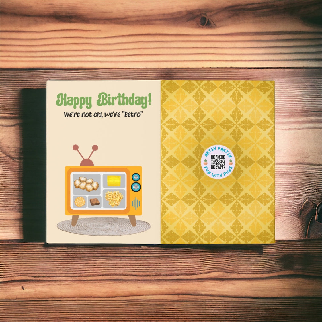 Birthday Card - TV Dinner