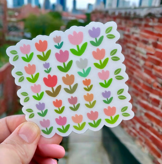 Tulip Flower Sticker | Wildflowers