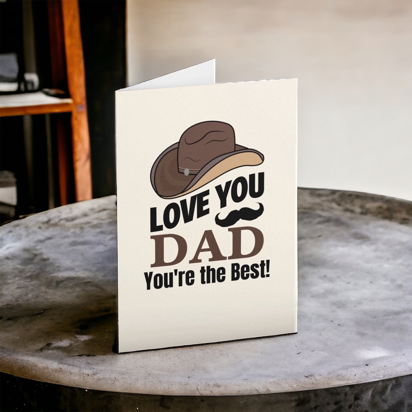 Father’s Day Card | For Dad or Grandpa | Card for Him | Cowboy Hat