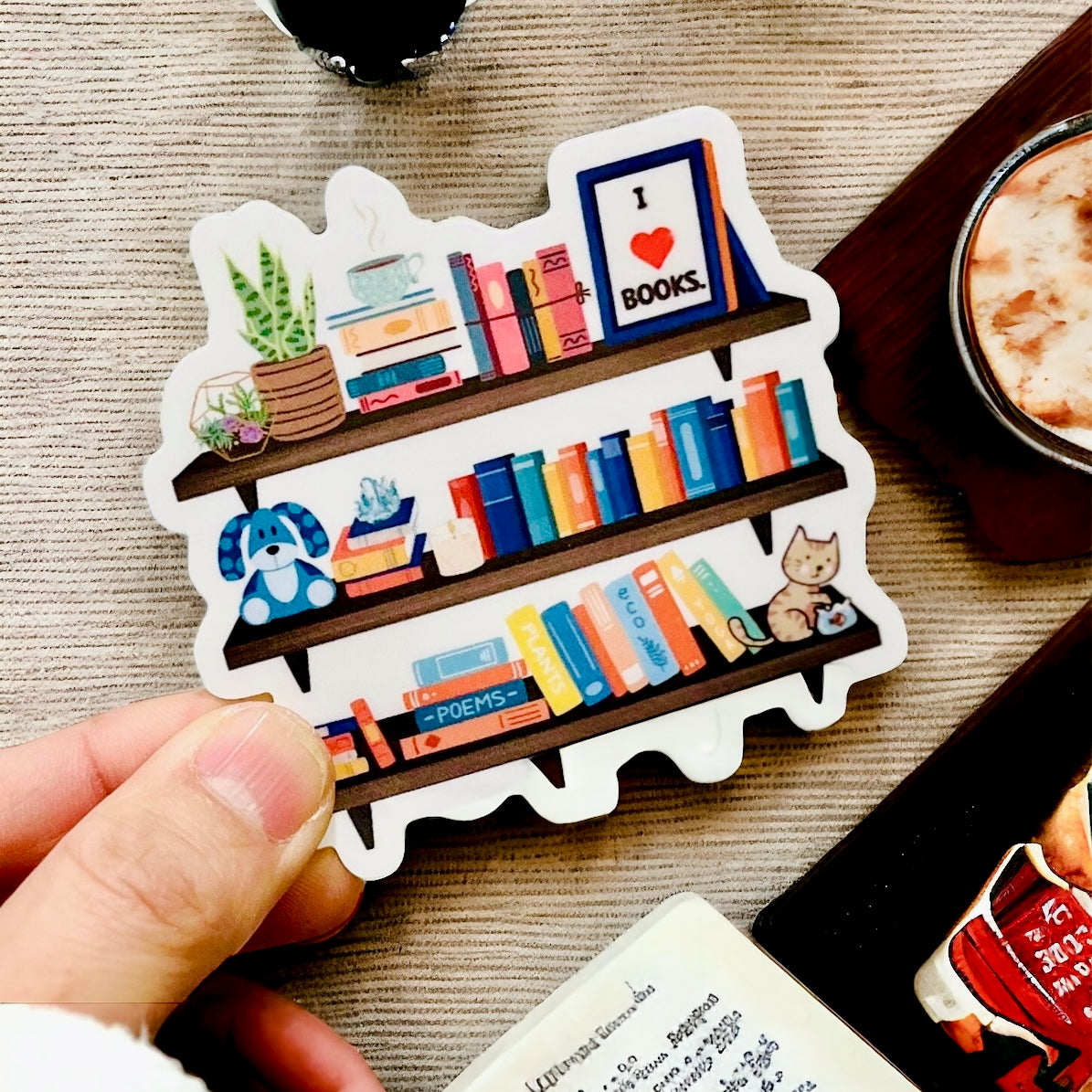 Book Lover Sticker | Book Stickers | Book Lover Gift | Reading Gifts