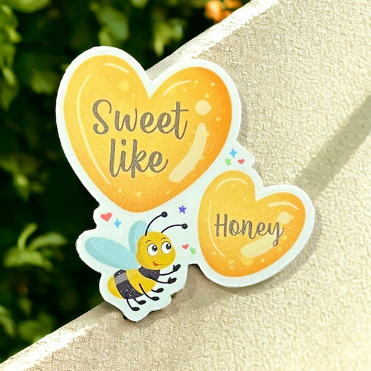 Sweet Like Honey Single Sticker | Pun Sticker | Honey and Bees