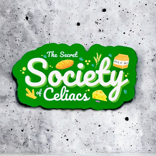 Celiac Awareness Sticker - The Secret Society  Celiacs