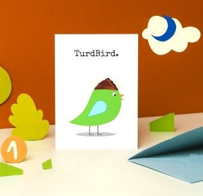 TrudBird Greeting Card | Funny Punny Greeting Cards | Unique